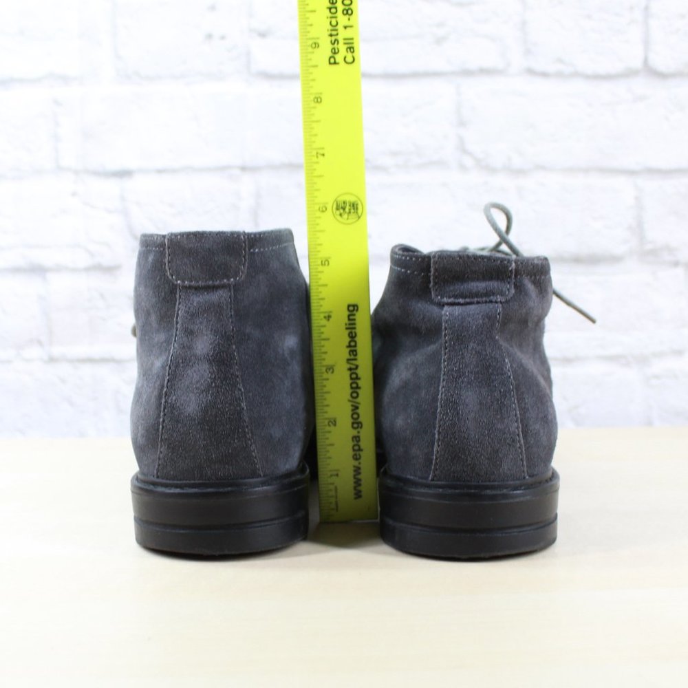 Joseph Abboud Gray Suede Lace Up Chukka Boots Size 10 - Picture 8 of 9